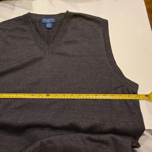 Joseph & Lyman merino wool men's vestige XL - Picture 4 of 6